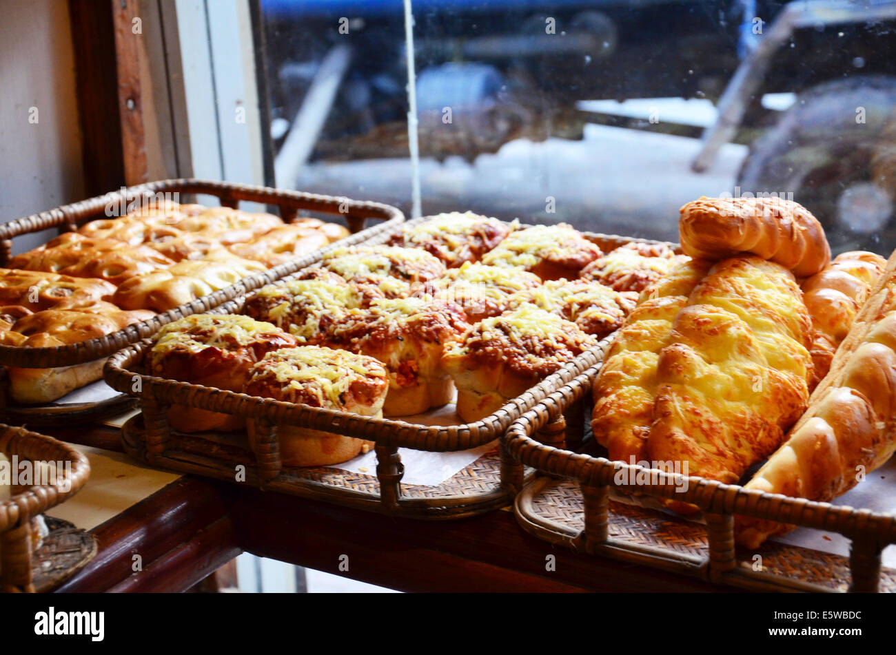 Bakery at Thamel market street Kathmandu Nepal Stock Photo Alamy