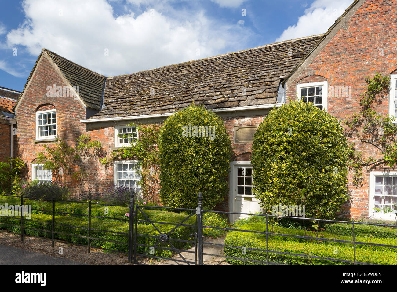 Shandy Hall and garden Coxwold North Yorkshire, England Stock Photo