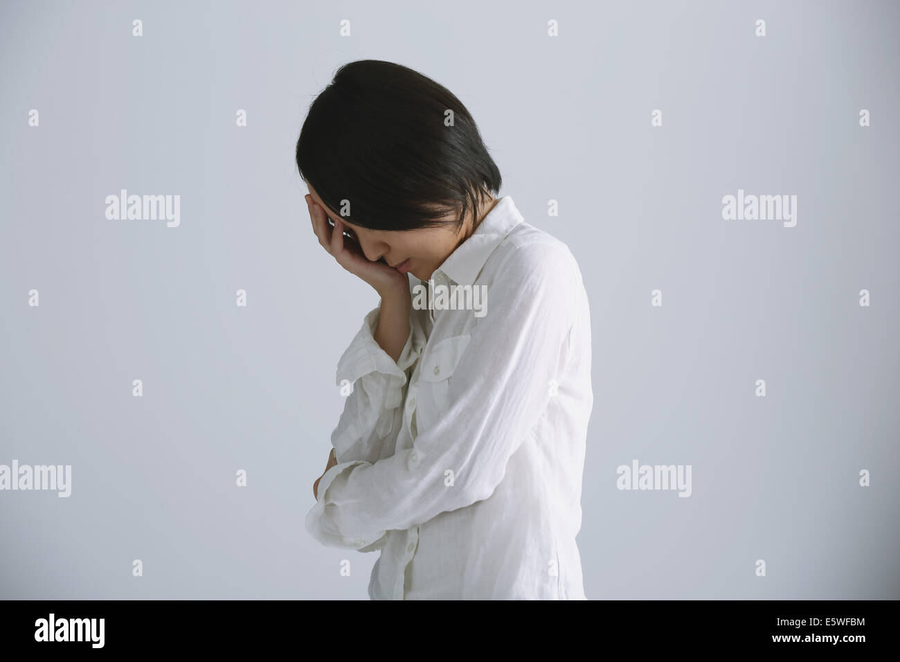 Desperate japanese young woman hi-res stock photography and images - Alamy