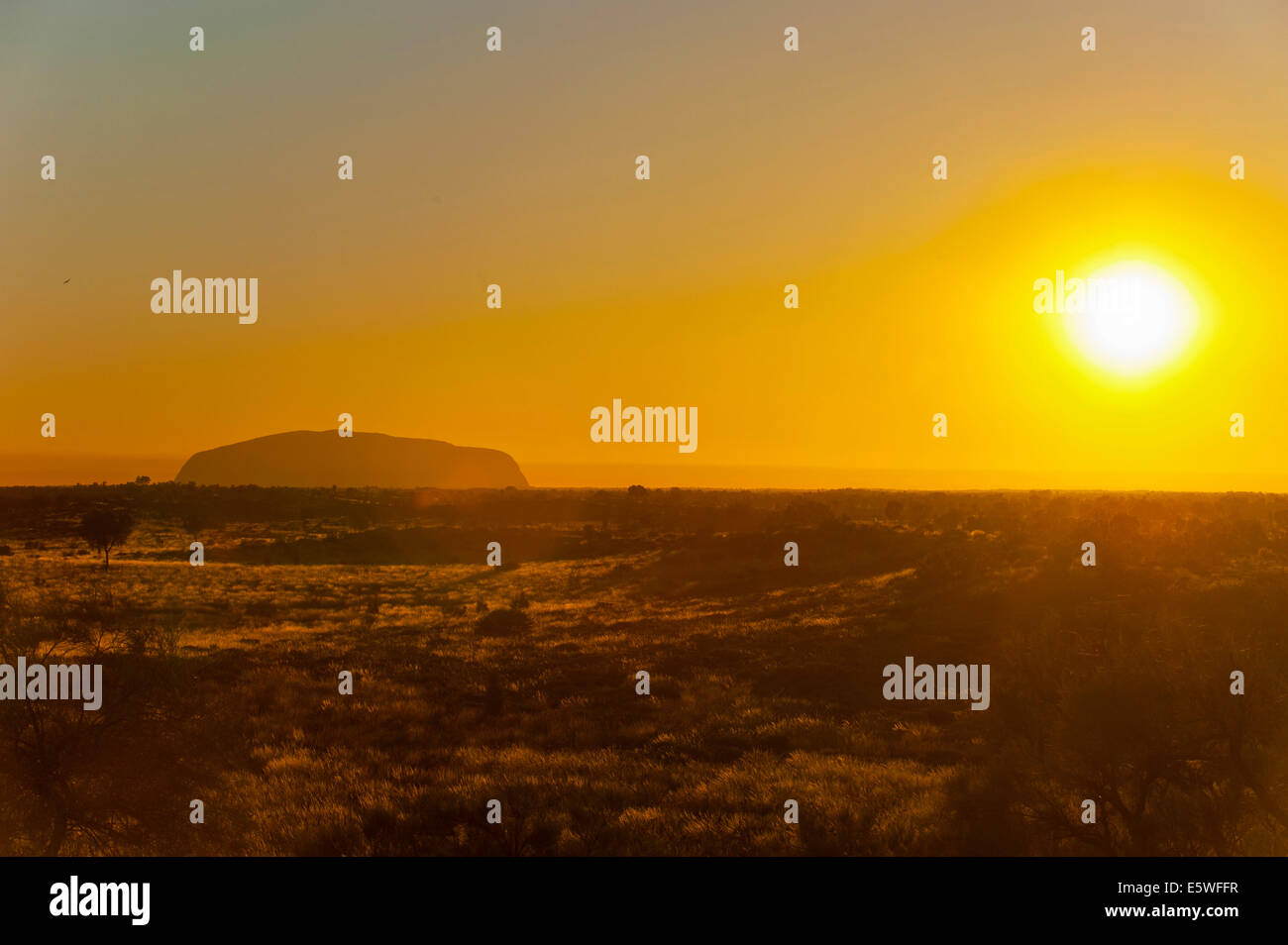 Sunrise over the Uluru, Northern Territory, Australia Stock Photo Alamy