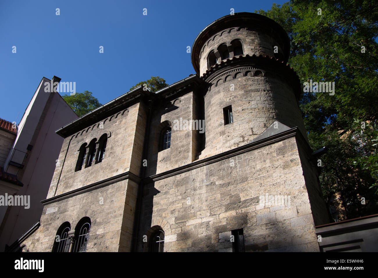 Jewish Ceremonial Hall in the old town of Prague Czech Republic Stock Photo