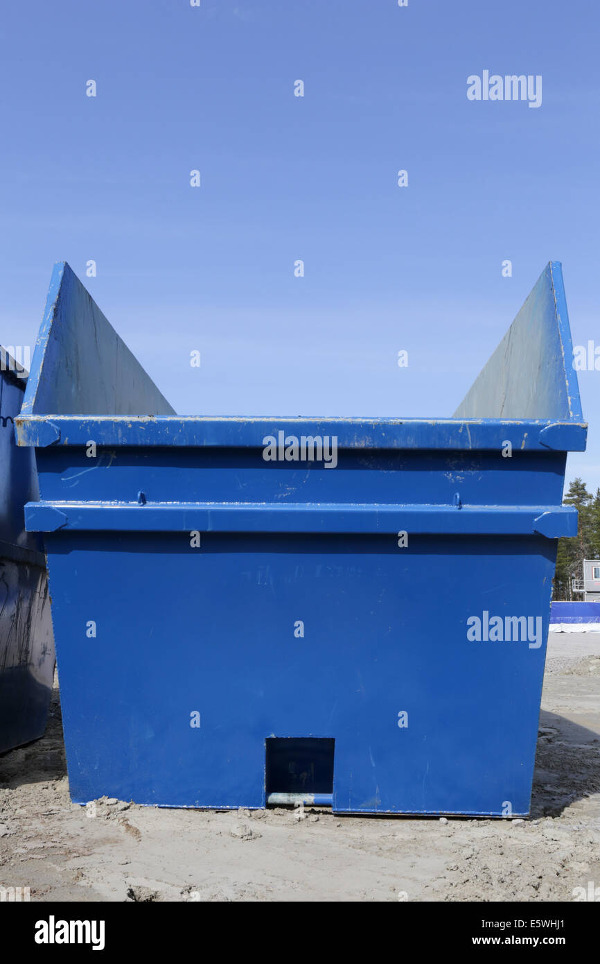 Dumpster at a construction site Stock Photo Alamy