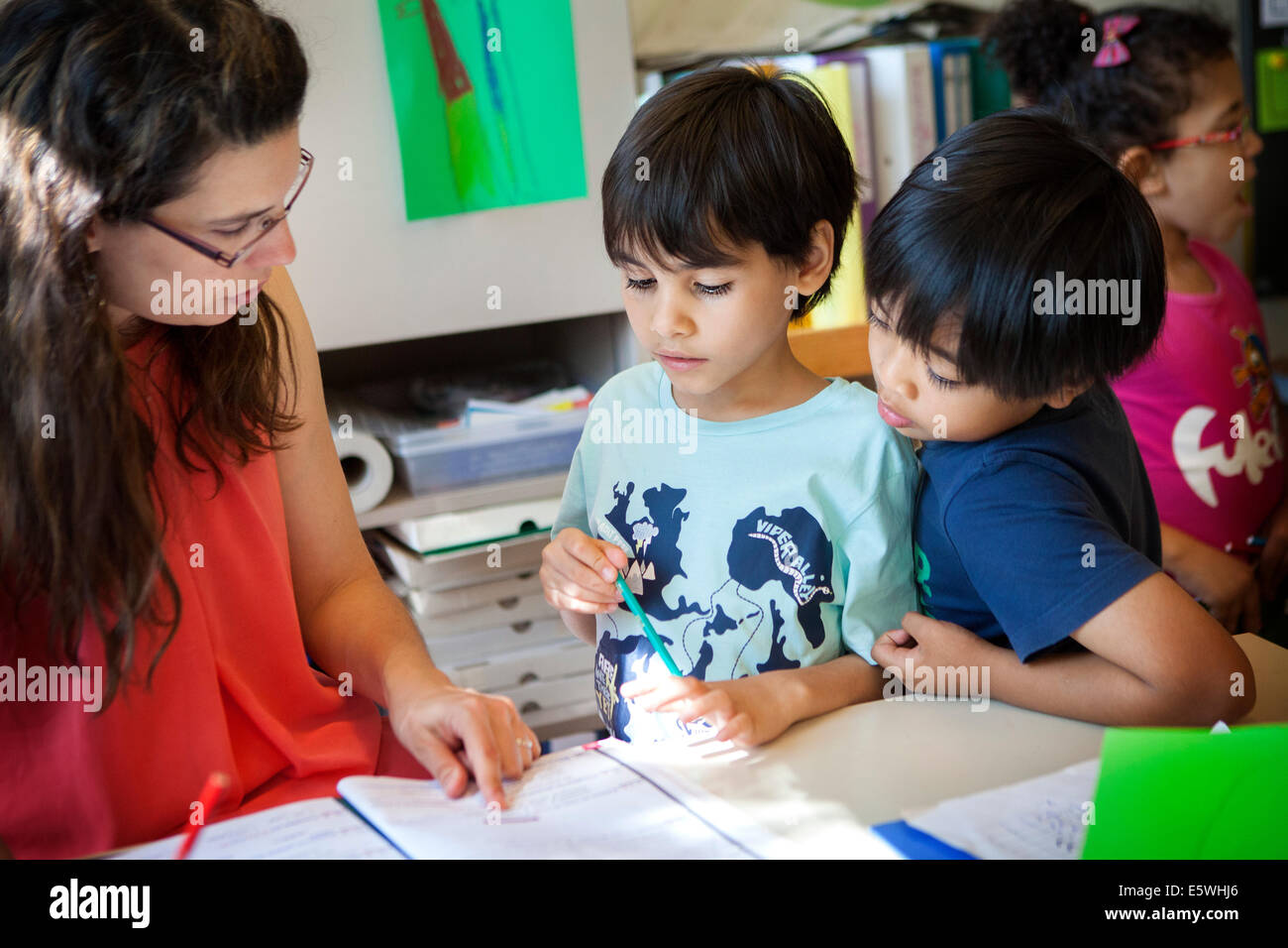 Primary school Stock Photo