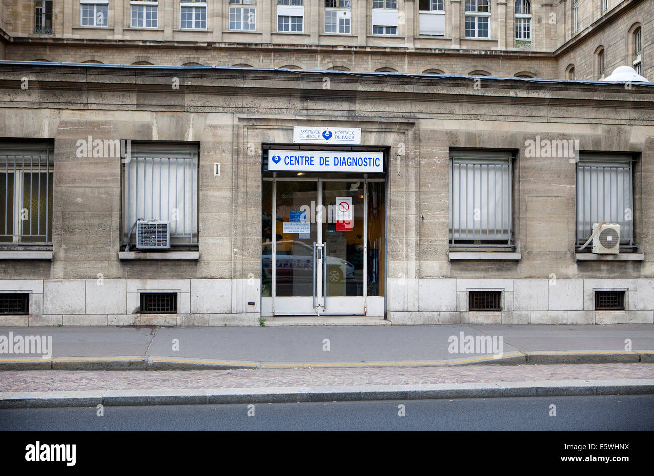 Hotel dieu hospital, paris Stock Photo Alamy
