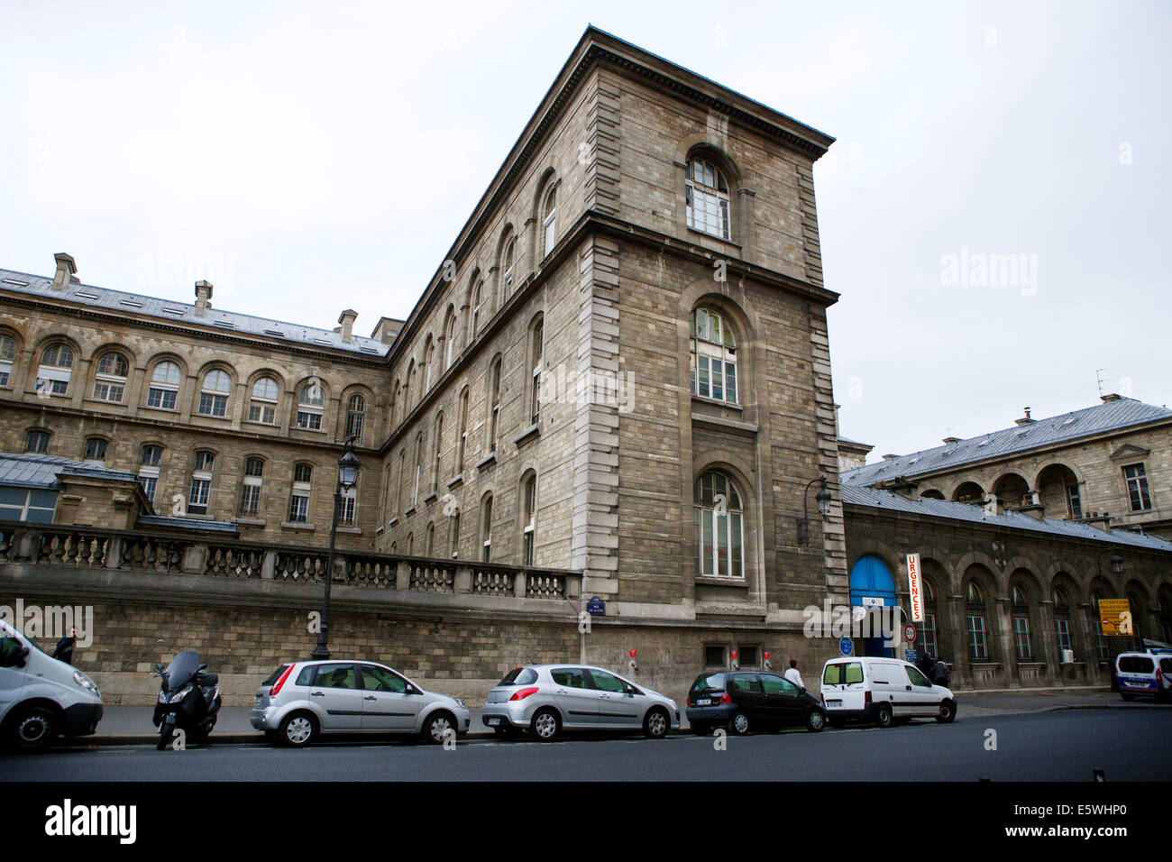 Hotel dieu hospital, paris Stock Photo