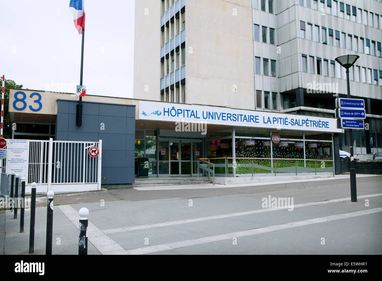 La pitie hospital, paris Stock Photo