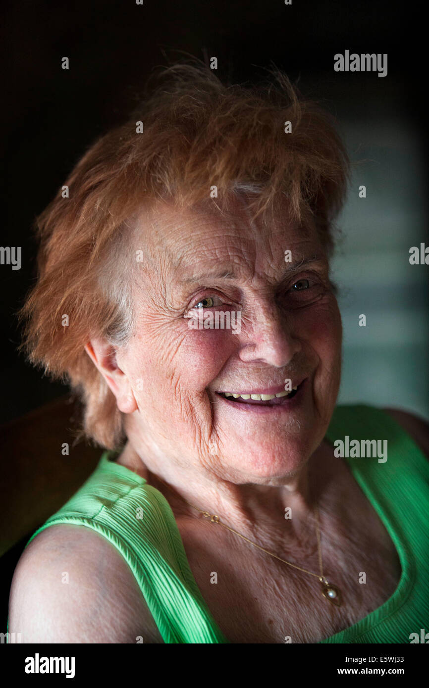 Smiling elderly person hi-res stock photography and images - Alamy