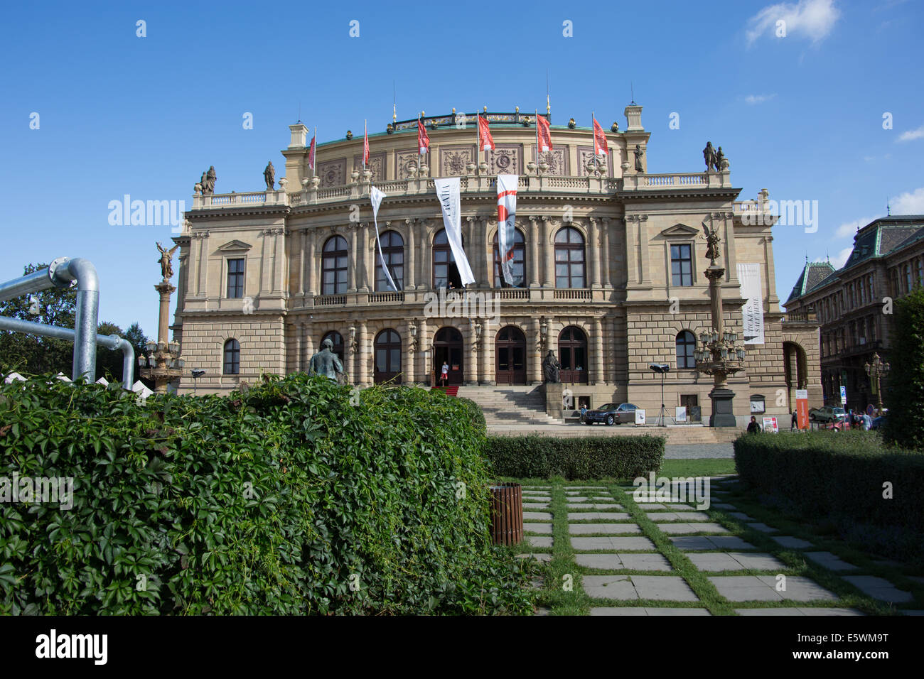 The Rudolfinium on Jan Palach Square, Prague, Czech republic Stock Photo