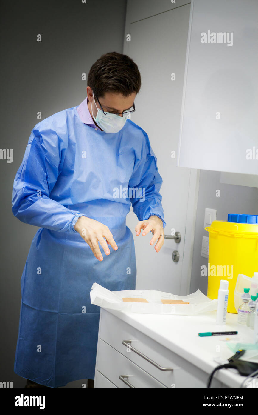 Dermatologic surgery Stock Photo Alamy
