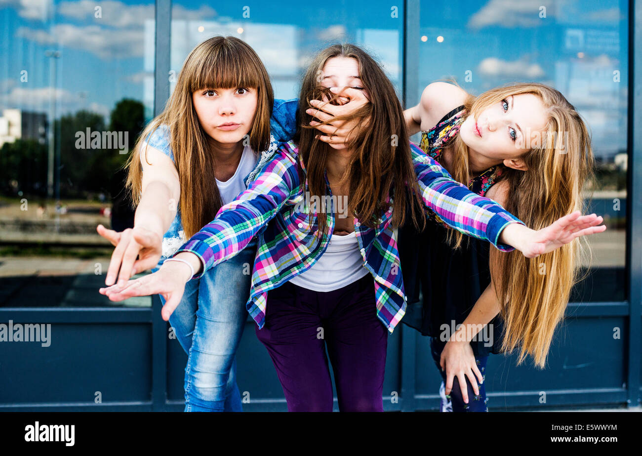 Teenage Girl Doing Intense Forward-Bending Pose Stock Photo - Image of  attractive, class: 58600390