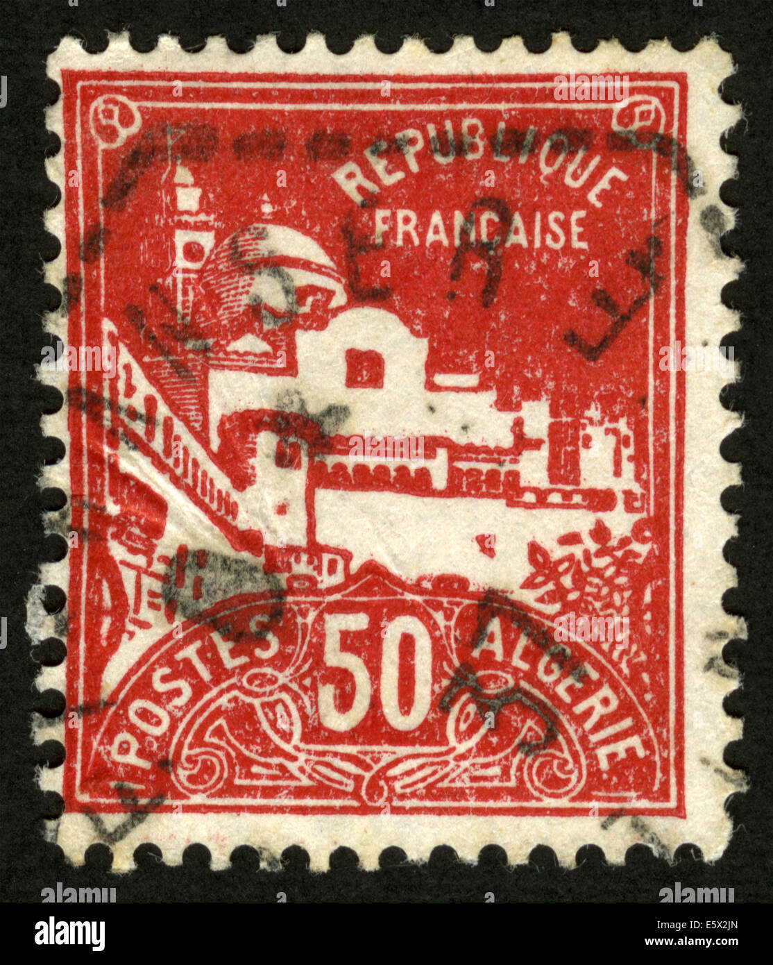 France, postage, stamp , architecture Stock Photo Alamy