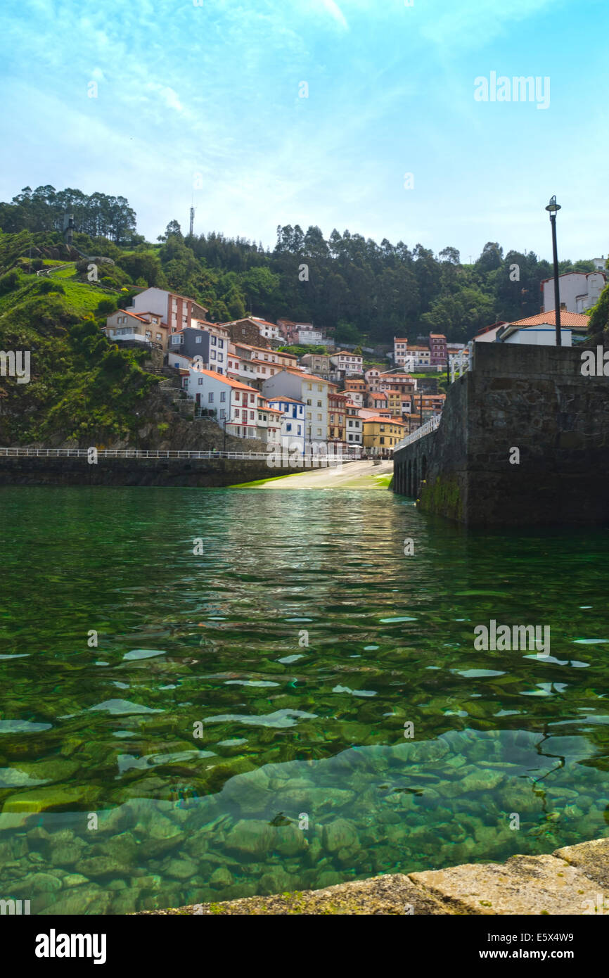coastal town of cudillero - Asturias (Spain) Stock Photo