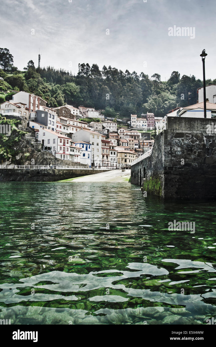 coastal town of cudillero - Asturias (Spain) Stock Photo