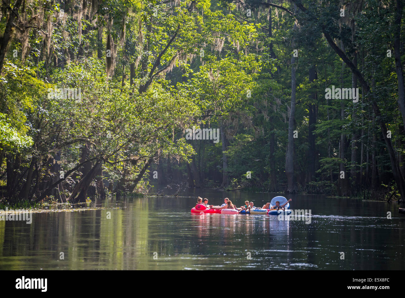 Tubing down the Ichetucknee River in North Florida is a great way to