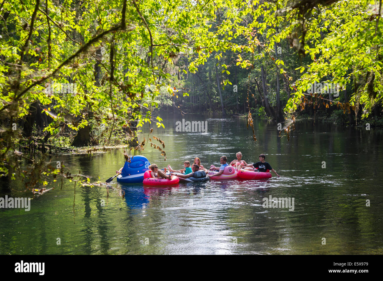 Tubing down the Ichetucknee River in North Florida is a great way to spend the 4th of July