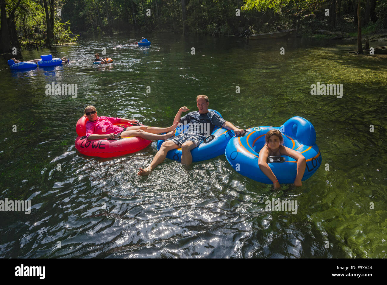 Tubing down the Ichetucknee River in North Florida is a great way to