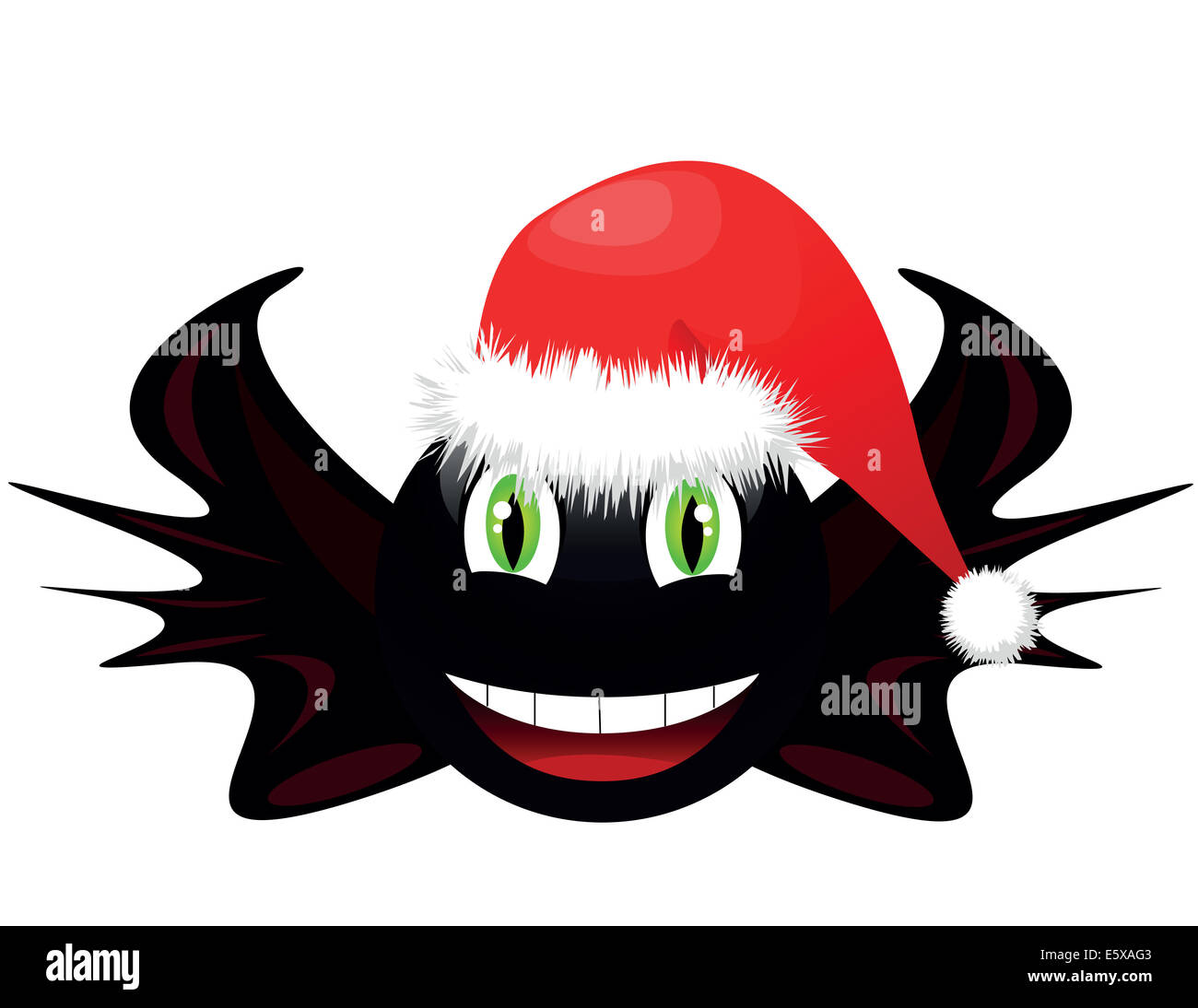 Smile dragon on hat in 2012 year Stock Photo