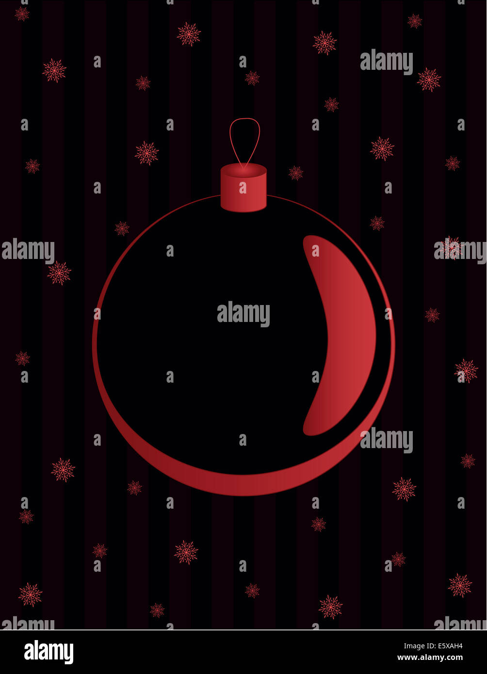 christmas backgrounds with red ball and snowflakes Stock Photo - Alamy
