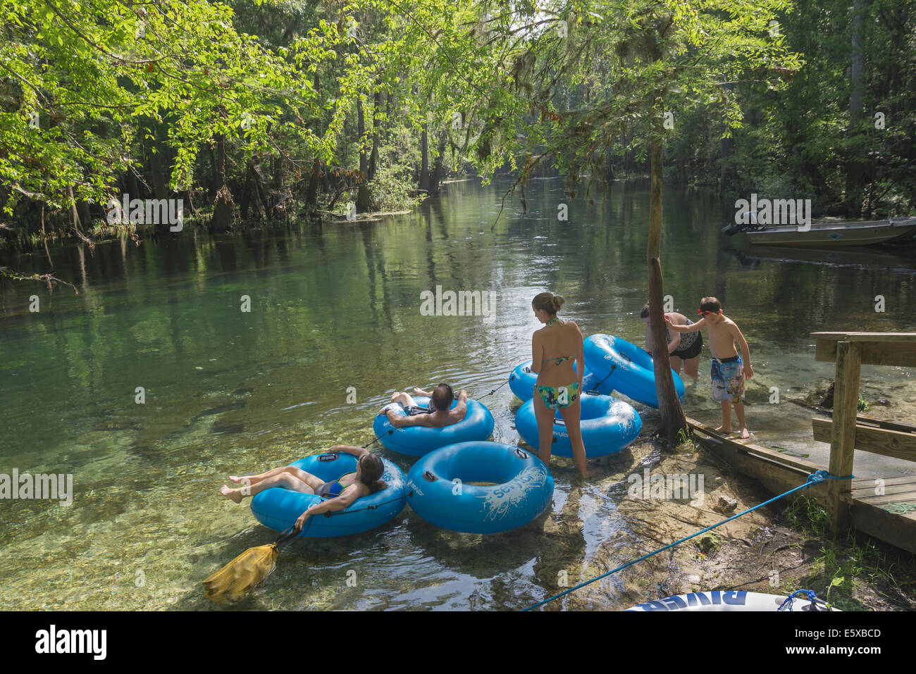 Tubing down the Ichetucknee River in North Florida is a great way to spend the 4th of July