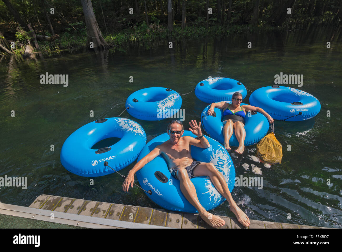 Tubing down the Ichetucknee River in North Florida is a great way to