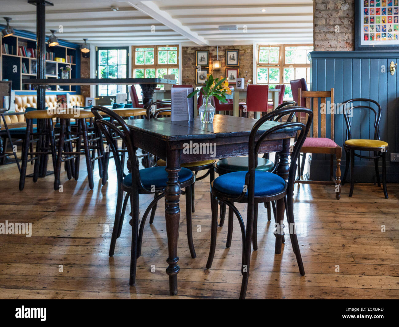 The White Horse Pub Interior Of Traditional English Pub