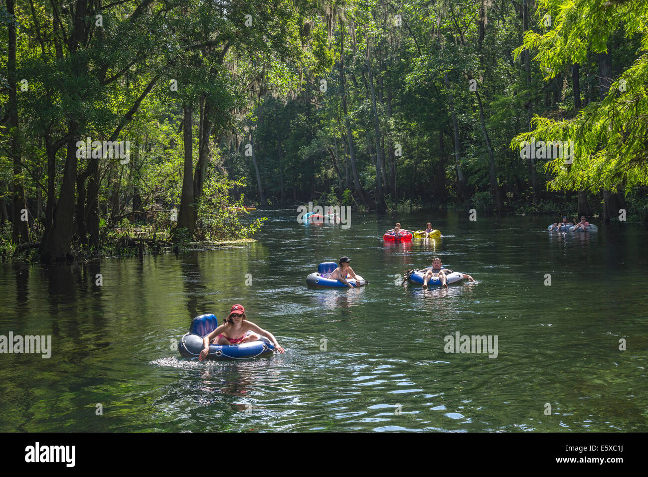 Tubing down the Ichetucknee River in North Florida is a great way to spend the 4th of July