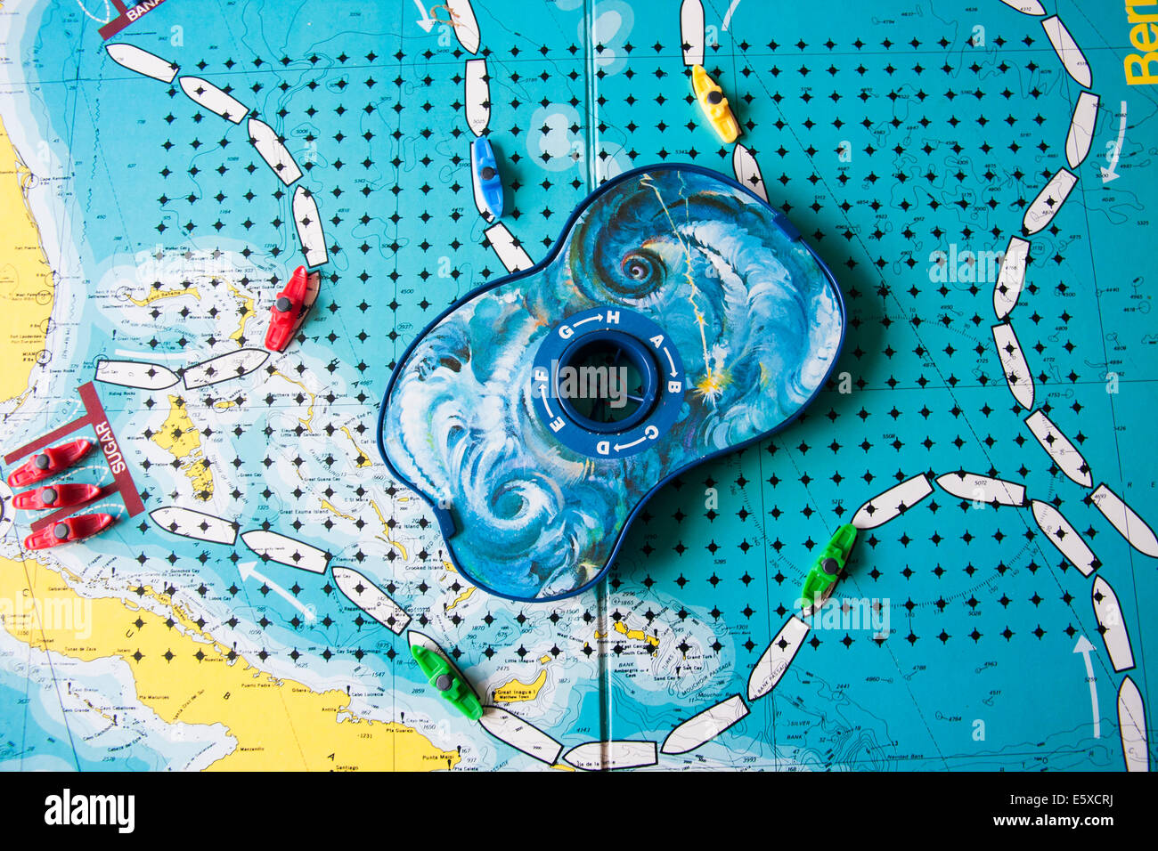 Bermuda Triangle Board Game Stock Photo Alamy