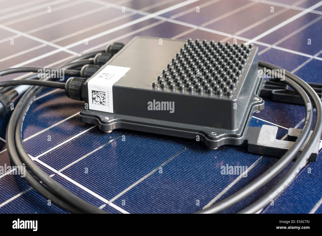 photovoltaic technology, power optimizing modules Stock Photo - Alamy