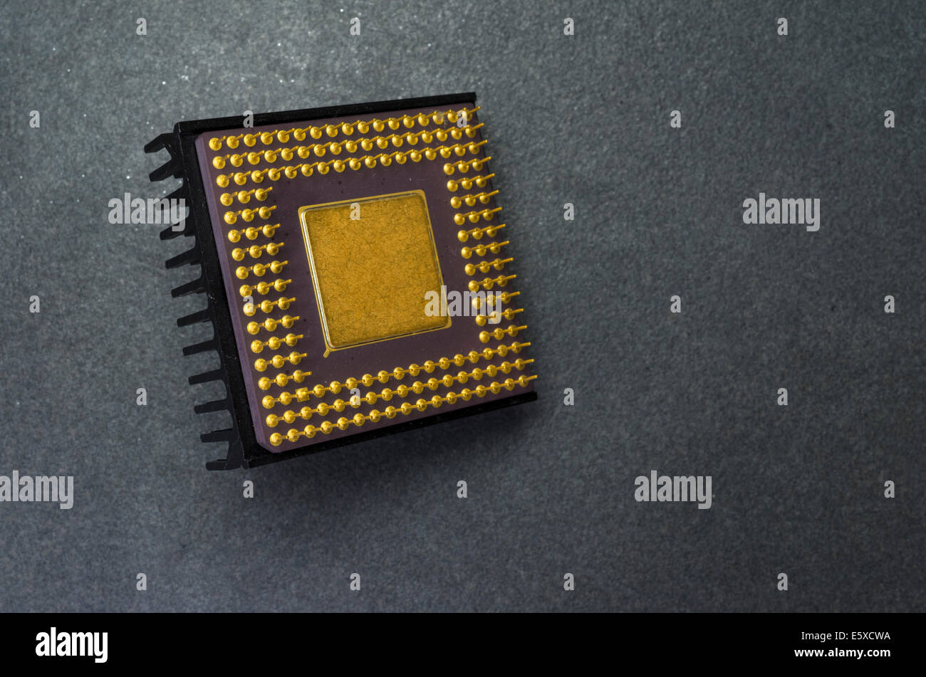microprocessor close up Stock Photo