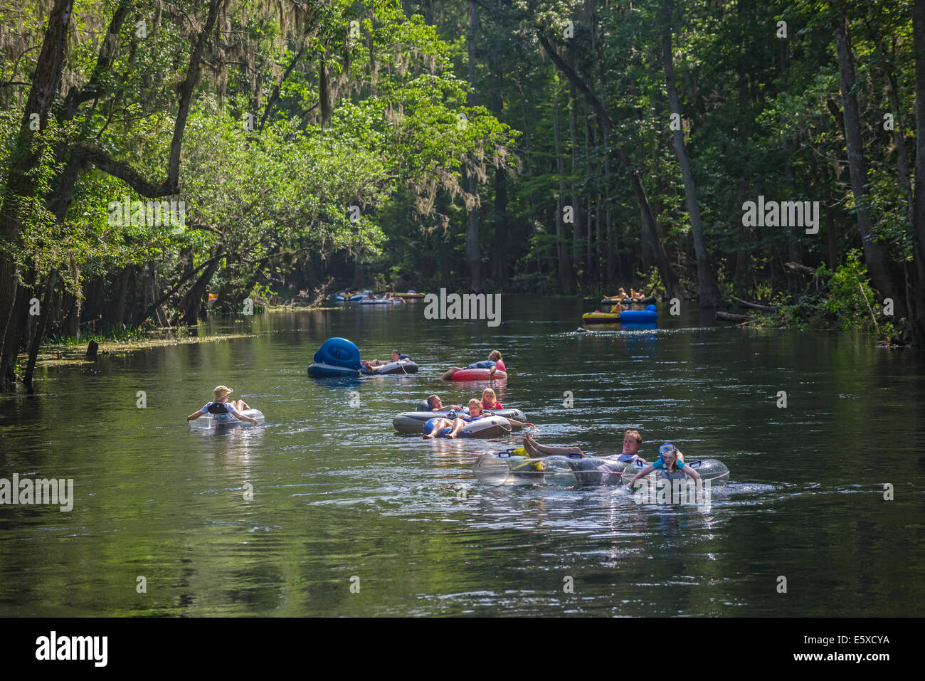 Tubing down the Ichetucknee River in North Florida is a great way to