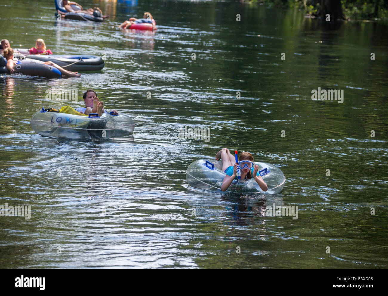 Tubing down the Ichetucknee River in North Florida is a great way to