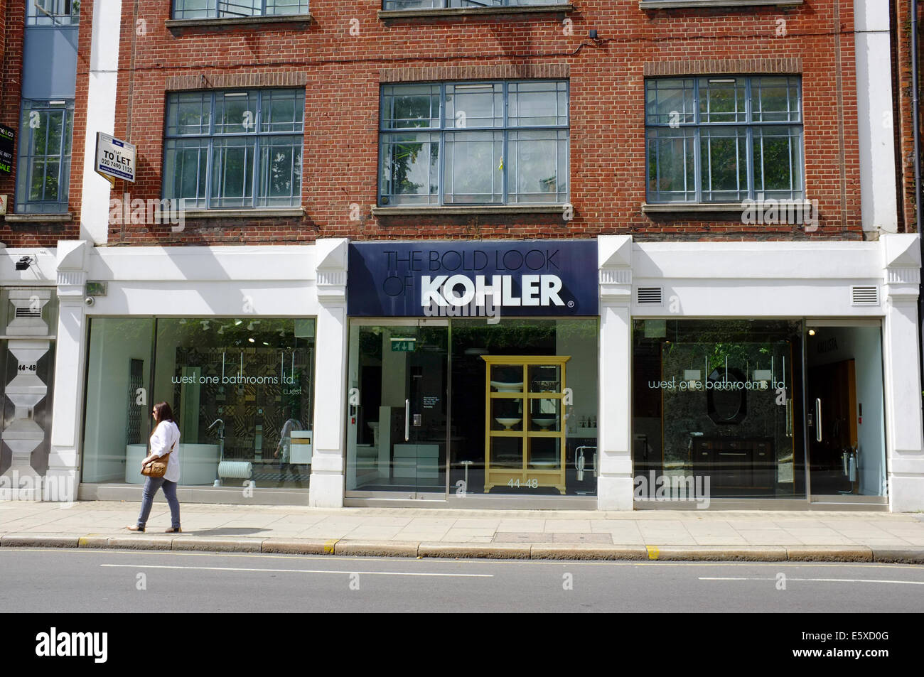 KOHLER bathroom store in London Stock Photo Alamy