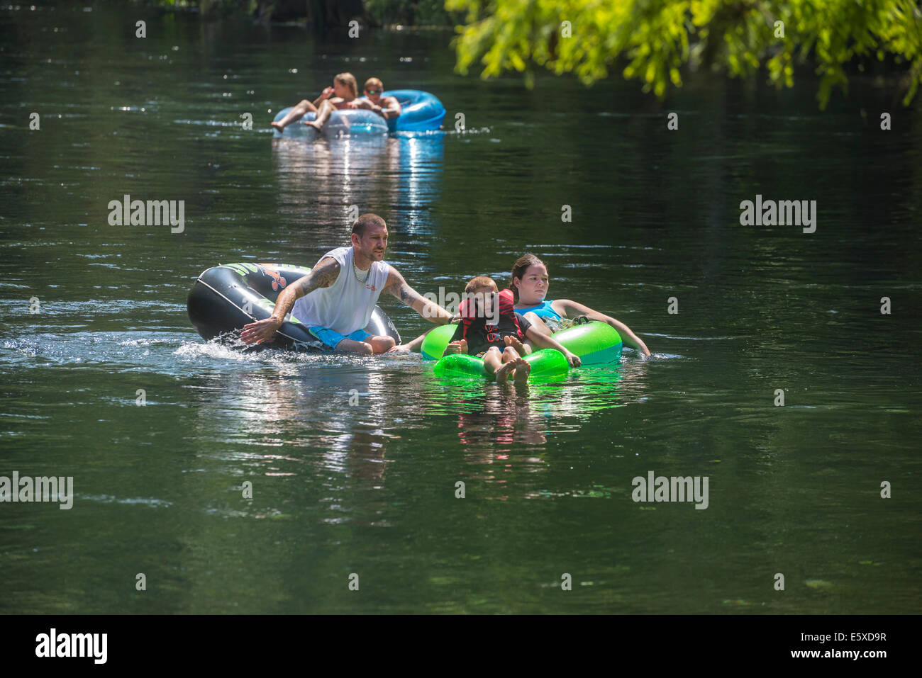 Tubing down the Ichetucknee River in North Florida is a great way to