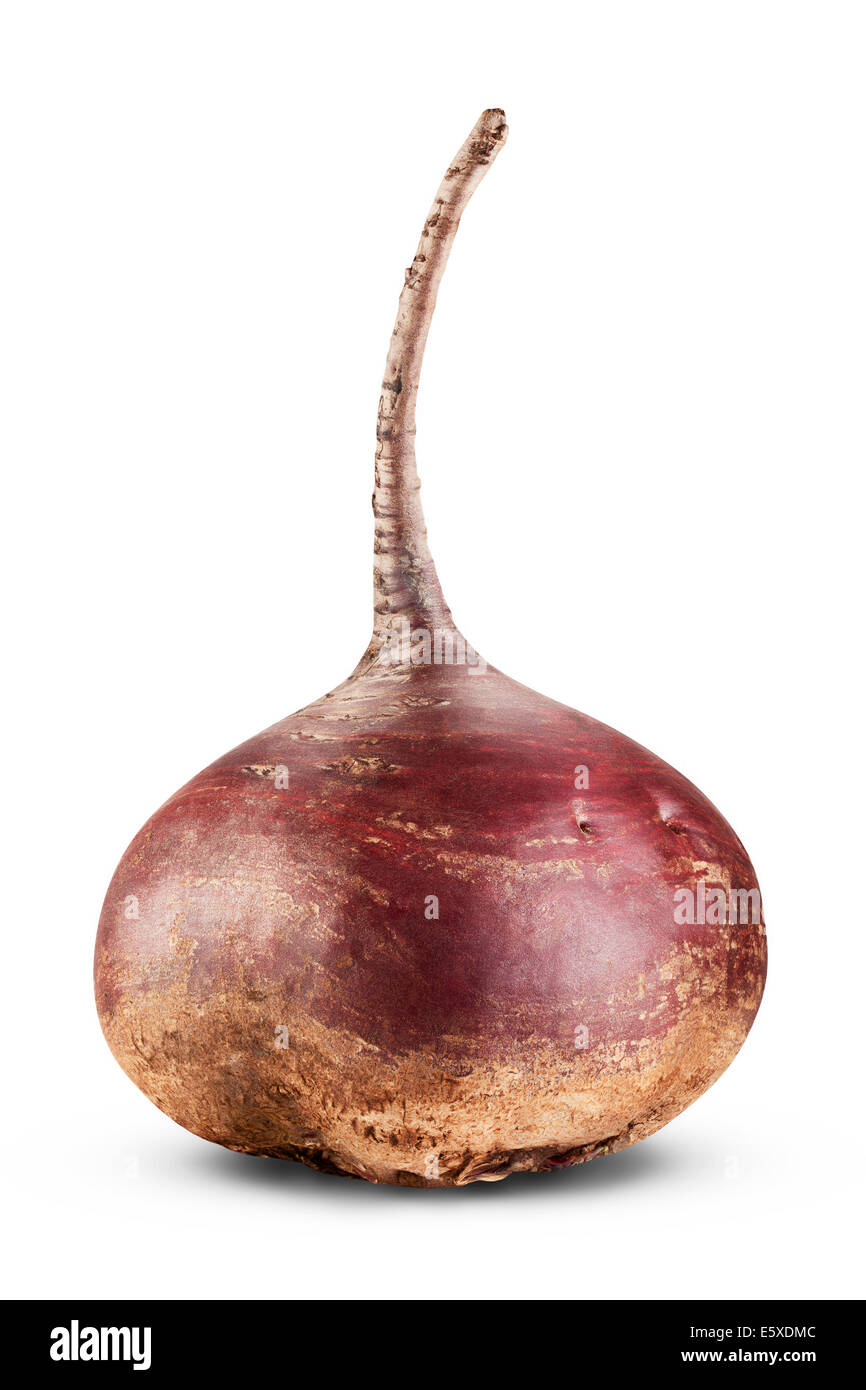 Beet on a white background. Clipping Path Stock Photo