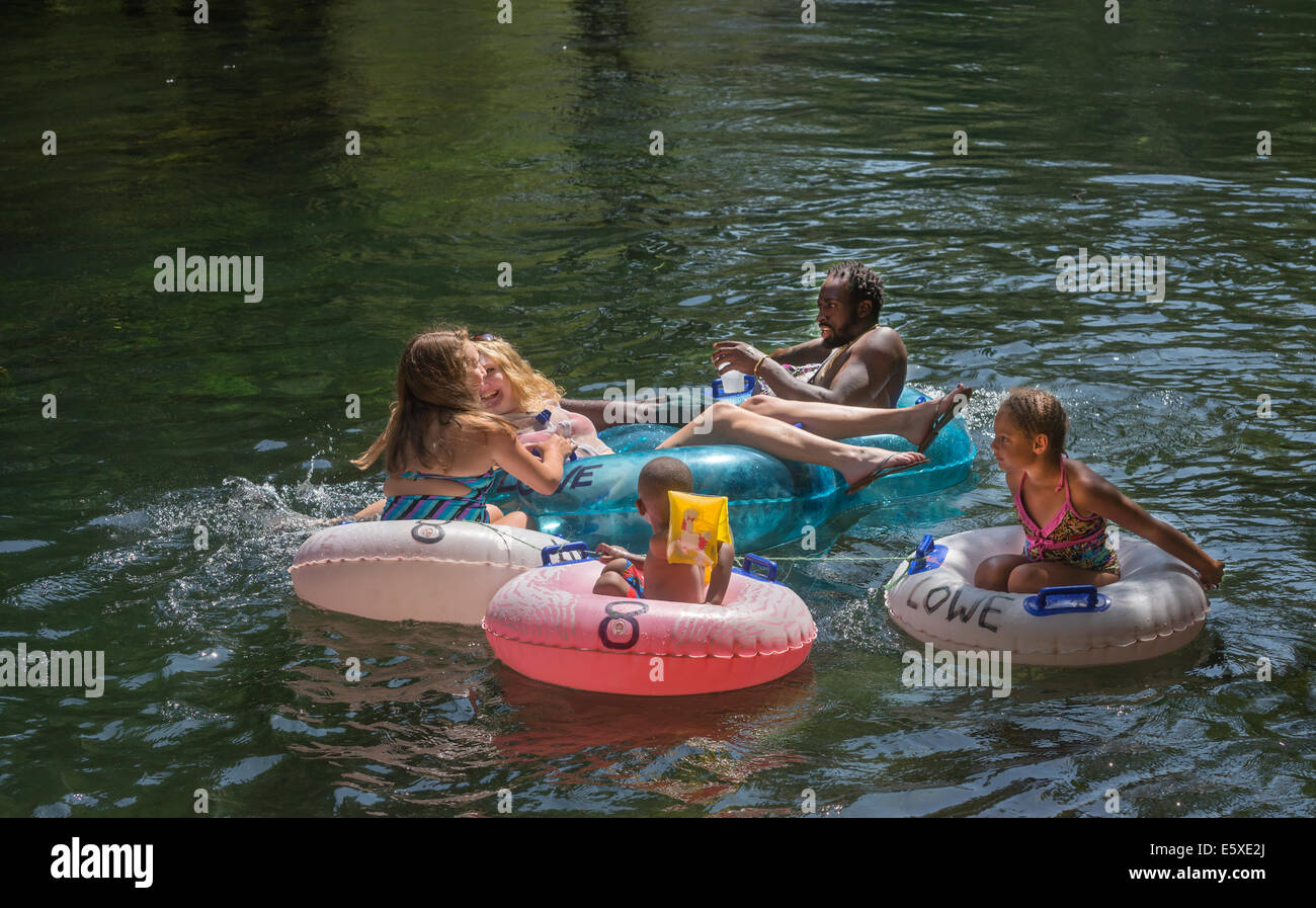 Tubing down the Ichetucknee River in North Florida is a great way to spend the 4th of July
