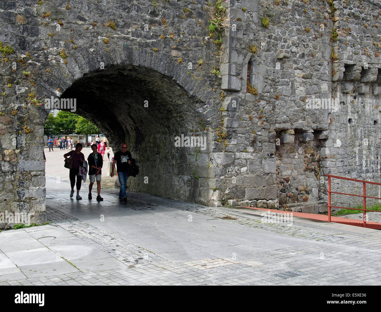 The Spanish Arch, part of the old city walls of Galway city and
