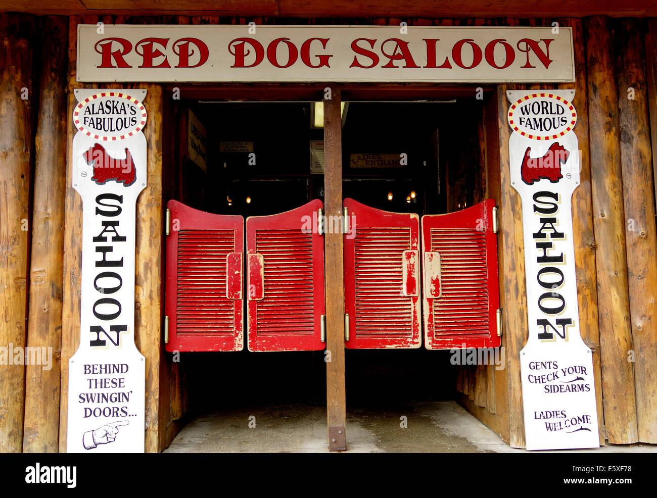 Red Dog Saloon in Skagway, Alaska Stock Photo Alamy