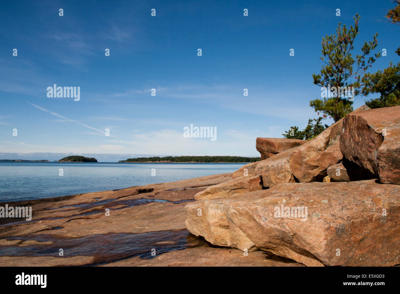 Georgian Bay Shoreline Stock Photo - Alamy