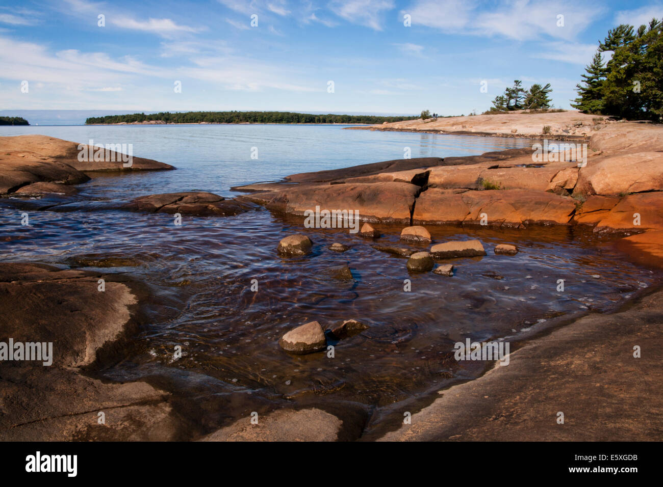 Georgian Bay Shoreline Stock Photo - Alamy