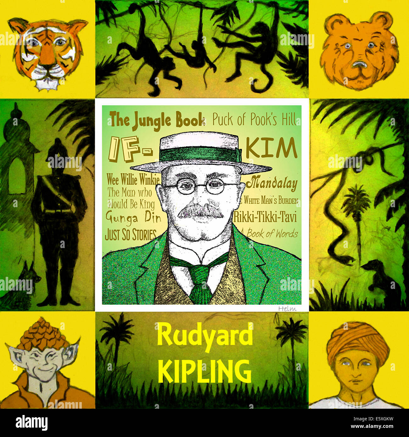 Rudyard Kipling Portrait High Resolution Stock Photography and Images -  Alamy