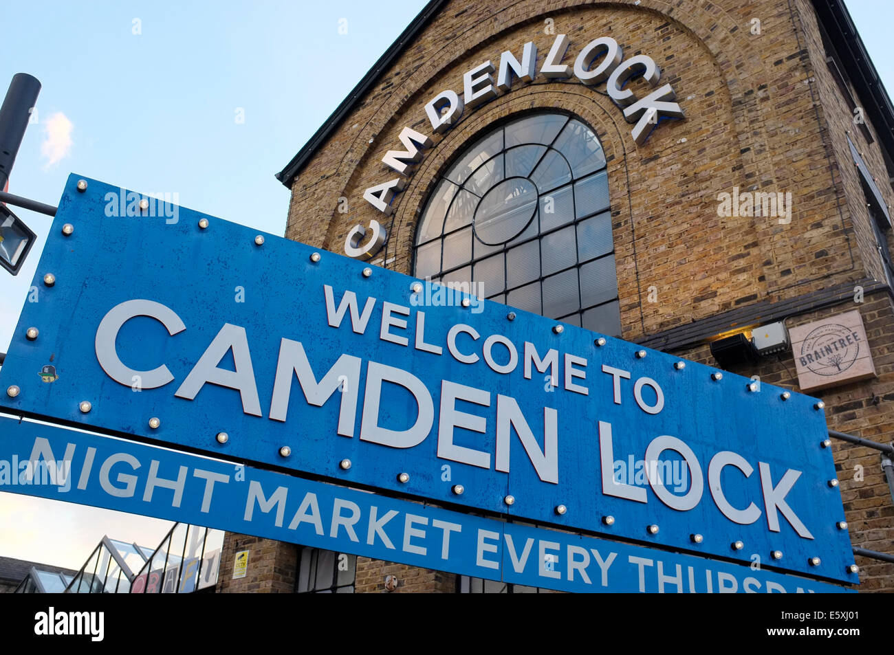 camden town, and camden lock in north london, uk Stock Photo