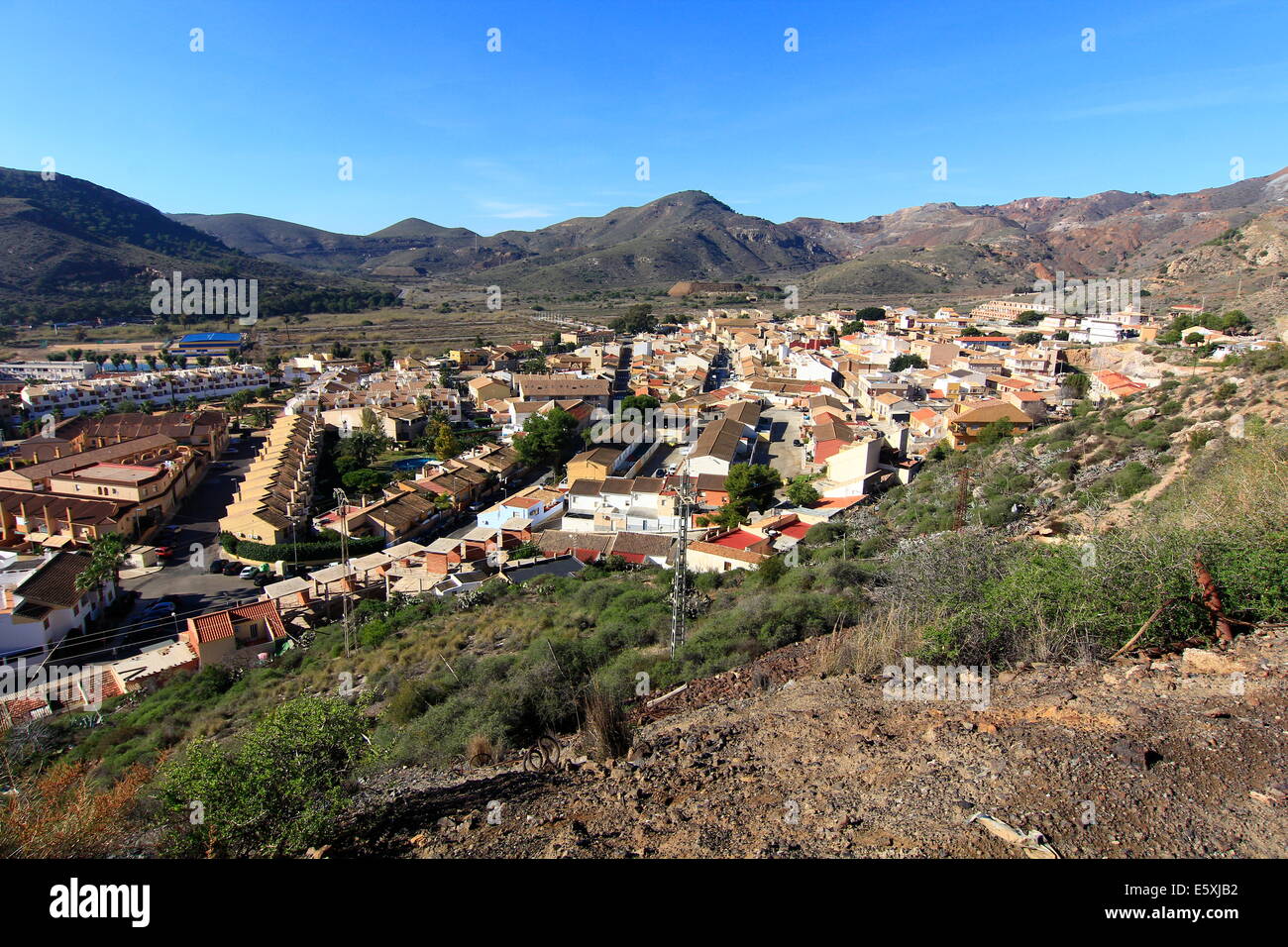 urban houses Stock Photo