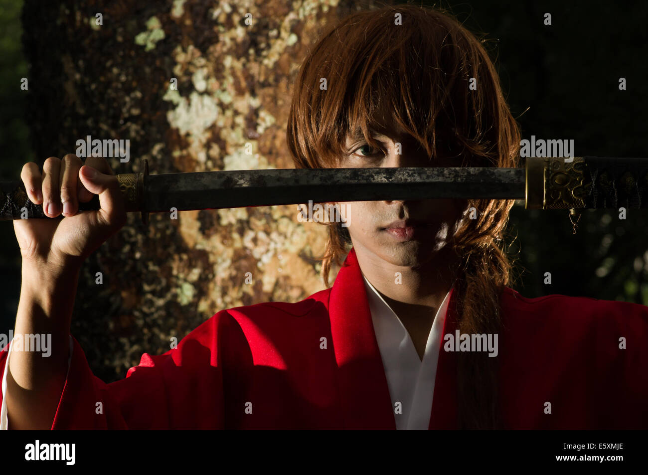 Inspired by Rurouni Kenshin Himura Kenshin Anime Cosplay Costumes