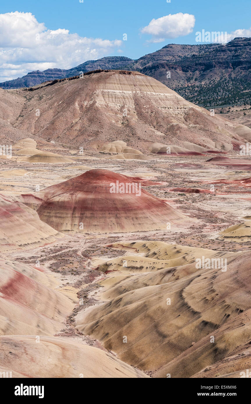 Oregon, John Day Fossil Beds National Monument (Painted Hills Unit) Stock Photo