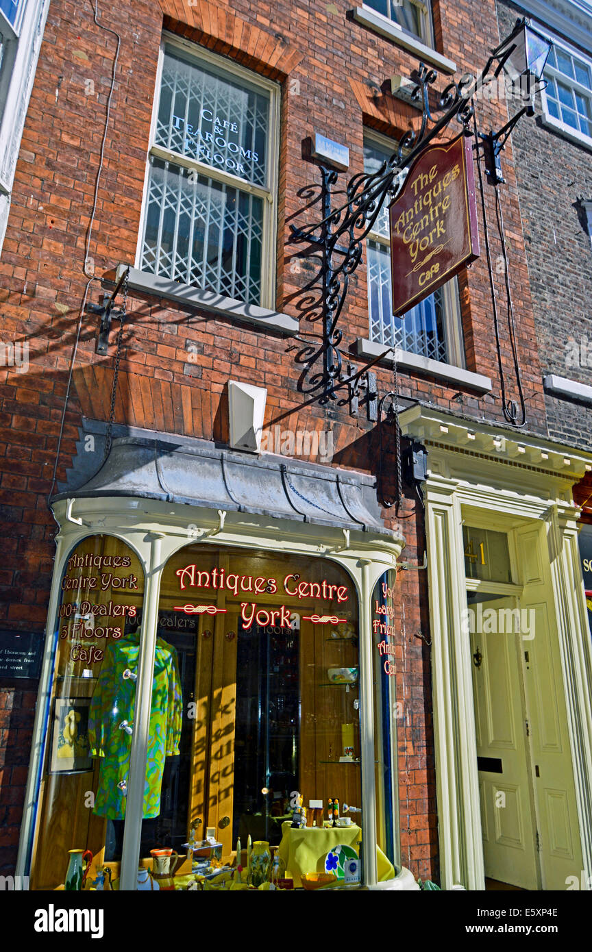 Antiques Centre, York, North Yorkshire, England, United Kingdom Stock Photo