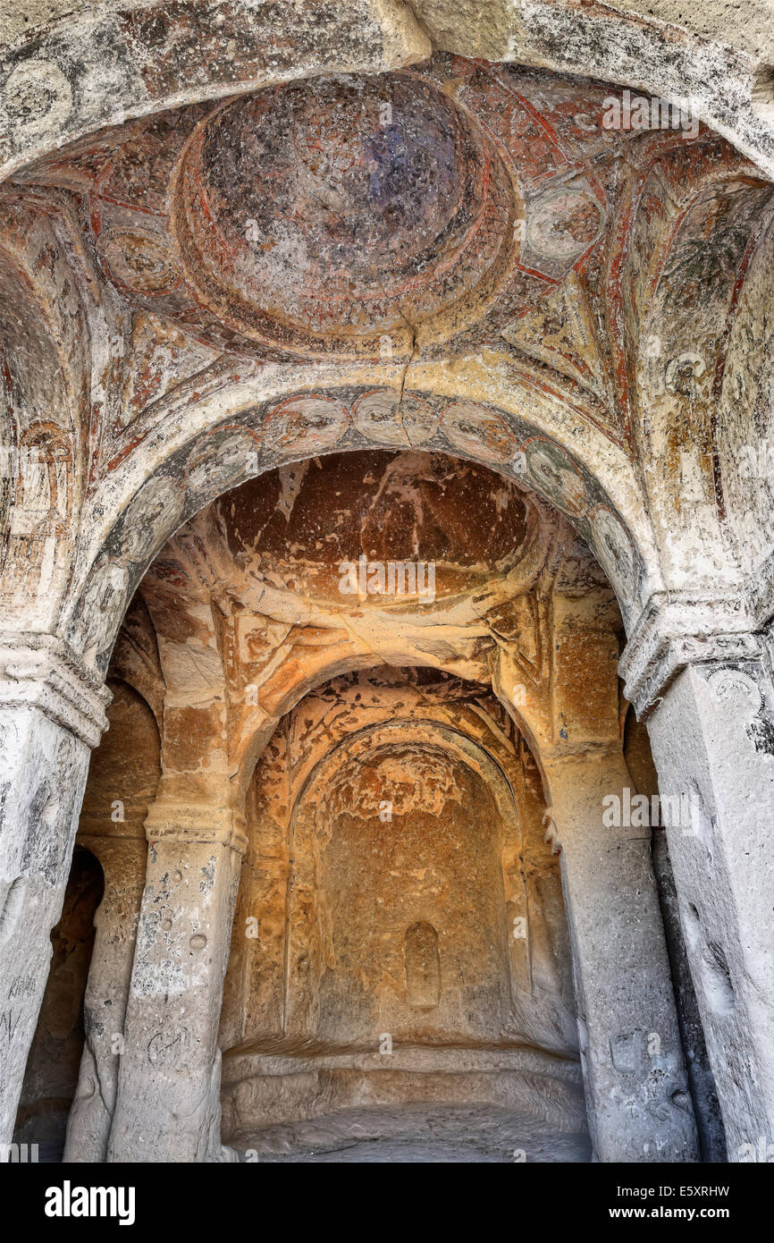 Ala Rock Church, Belisırma, Ihlara Valley or Ihlara Vadisi, Aksaray Province, Cappadocia, Central Anatolia Region, Anatolia Stock Photo