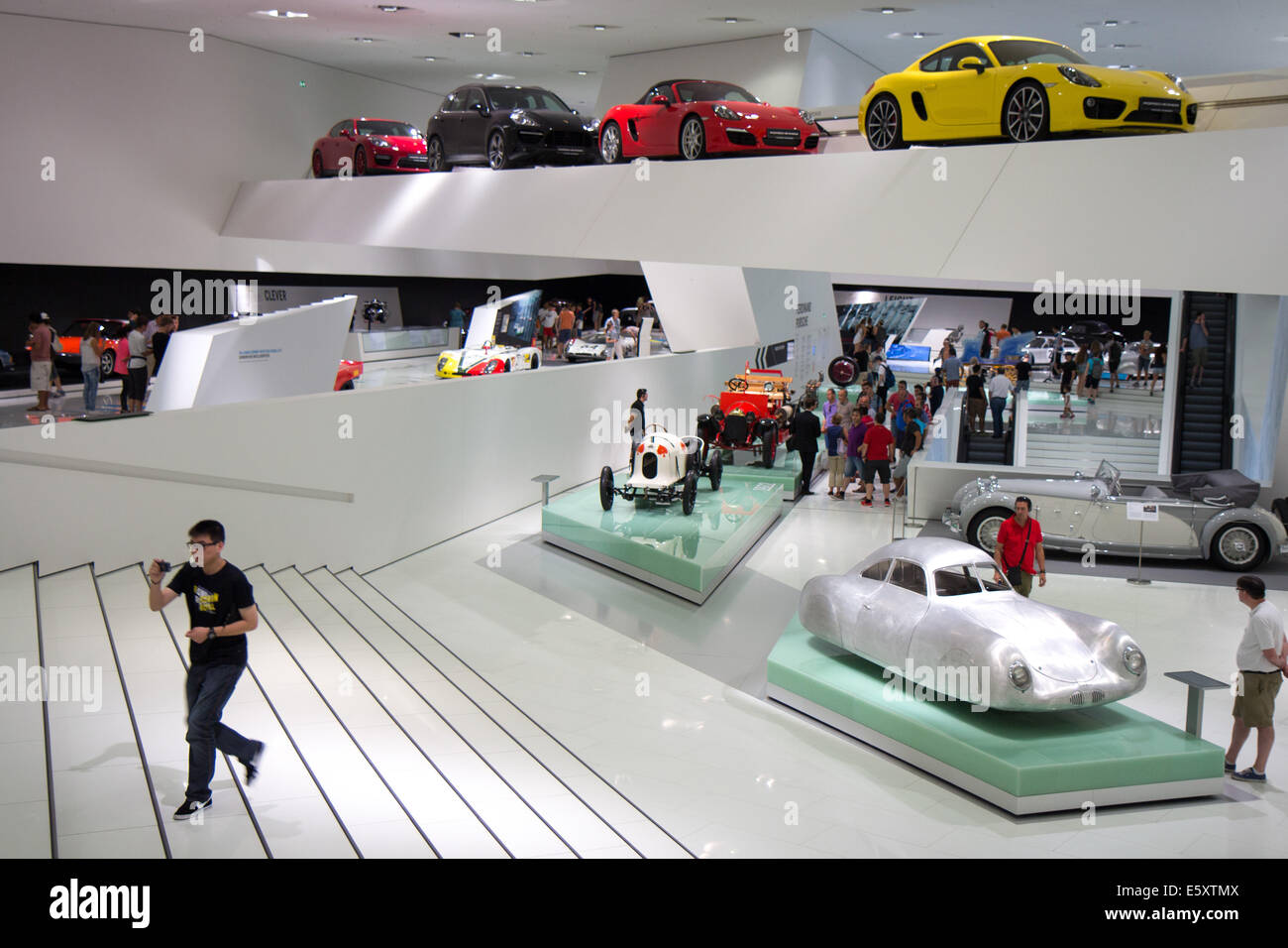 Germany: Porsche museum in Stuttgart Photo from 17 July 2014. Stock Photo