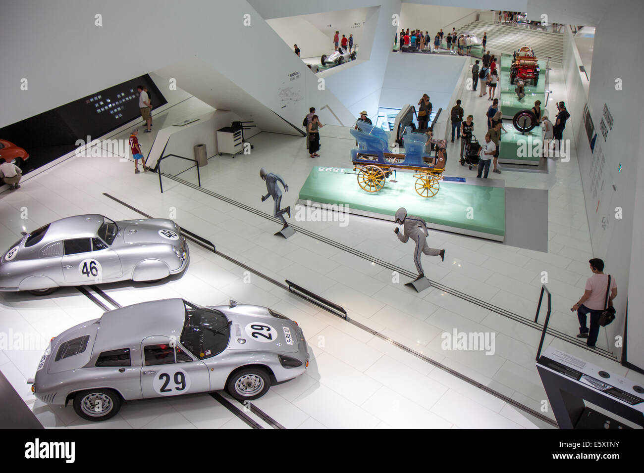 Germany: Porsche museum in Stuttgart Photo from 17 July 2014. Stock Photo