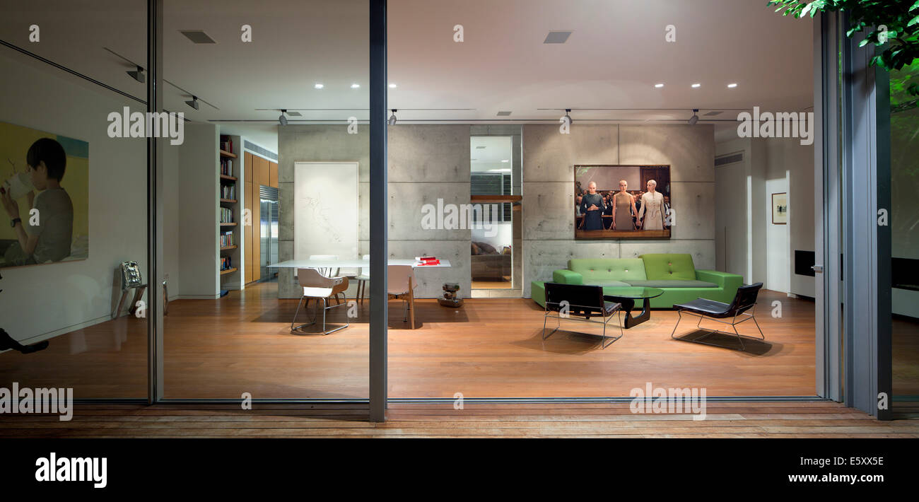 View Into Living Room Of S House Israel Middle East Stock