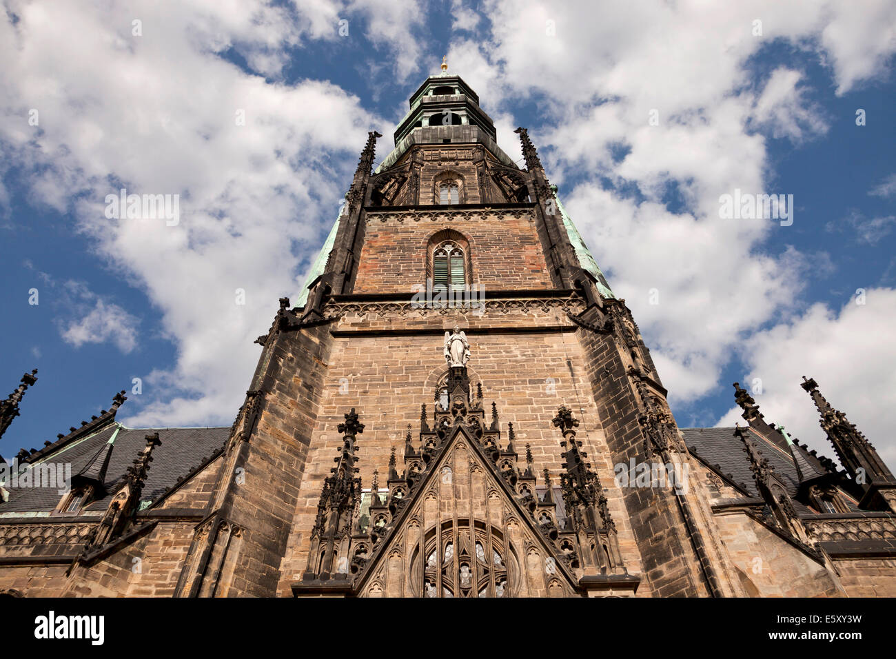 St. Marys church, Zwickau, Saxony, Germany, Europe Stock Photo